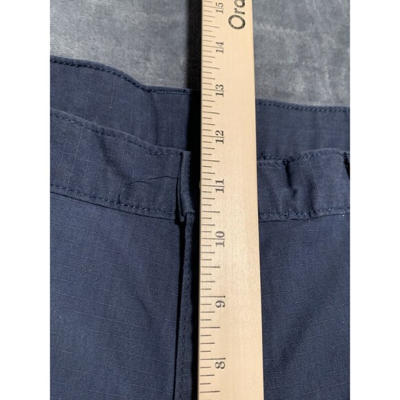 Carhartt Pants Mens 36x32 Navy Blue Rugged Flex Rip Stop 74533-20 Relaxed Flaw - Picture 15 of 16